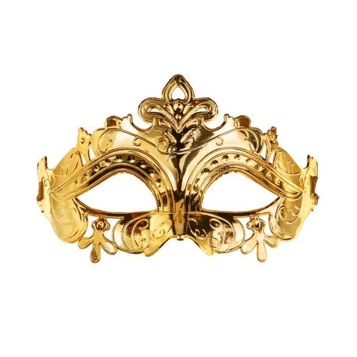 Gullfestmaske 17x9 cm