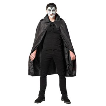 Dracula-kappa one-size unisex svart