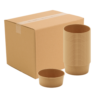 750 ml skål 300x engangspappskål