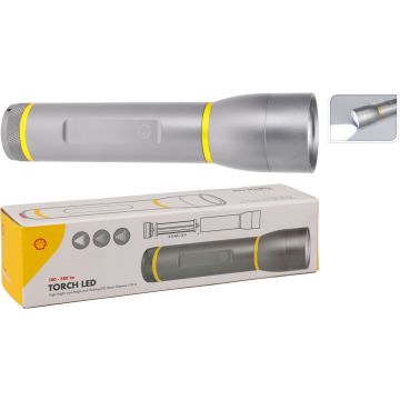 LED-lommelykt i aluminium med 3 lysinnstillinger