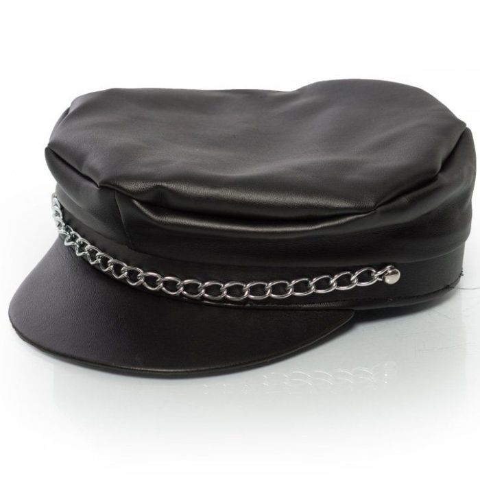 Bikerhatt deluxe svart unisex