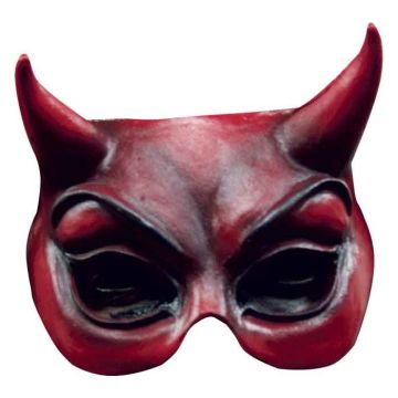Raud halv djævle maske