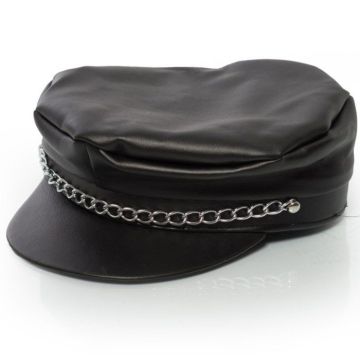 Bikerhatt deluxe svart unisex