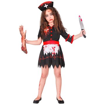 Zombie sykepleierkostyme for jenter