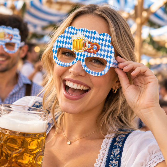 Oktoberfest briller i papp x10