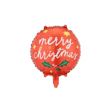 Julekuleballong merry christmas raud 45 cm