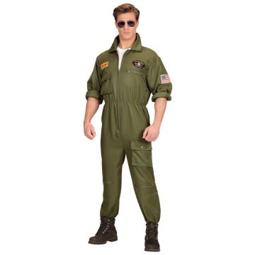Grøn jetpilot heldrakt