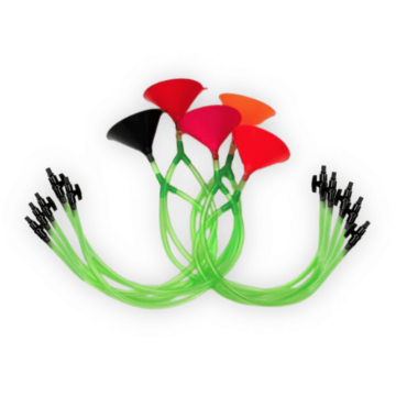 Dobbelt ølbong trakt