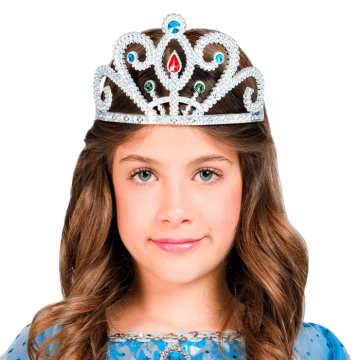 Sølv tiara til barn