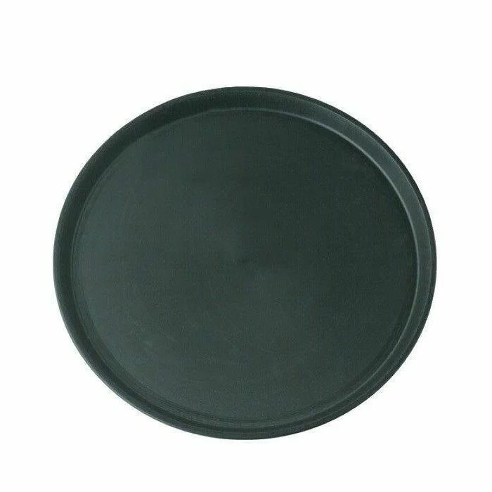 Rund brun dekorasjonsbrett - Ø28 cm