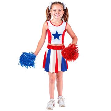 Amerikansk cheerleaderkostyme til jenter