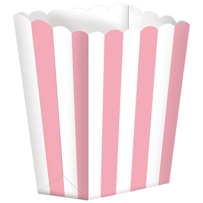 Pink Popcornbehaldarar 5x