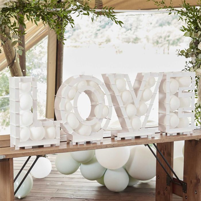 LOVE Ballonboksar - 63x195 cm