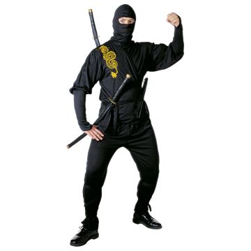Tradisjonelt ninja kostyme for menn