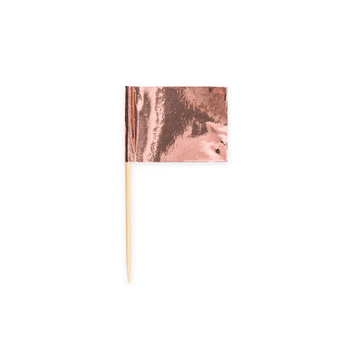 Metallic Rose Gold Trepinnar 50x