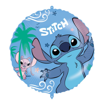 Stitch® og Angel folieballong - 45 cm