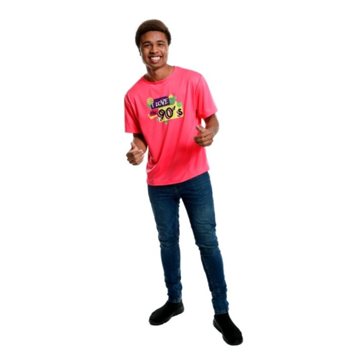 Rosa I Love The 90's T-skjorte for menn