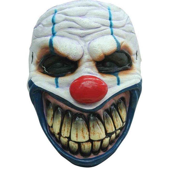 Uhyggelig stor munn klovnemasker