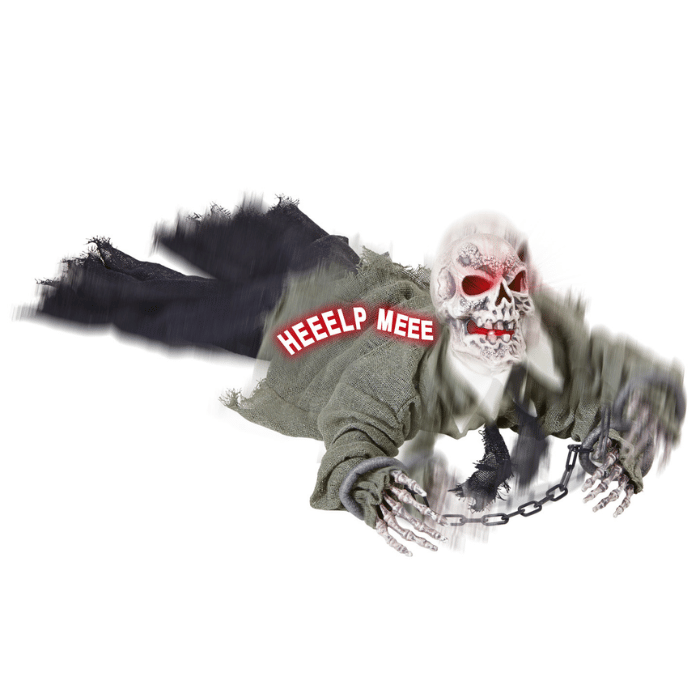 Kravlende skelet sensor bevægelse, lyd, lys - 80 cm