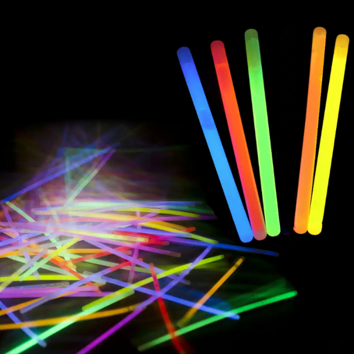 Jumbo knæklys sett 10x mix 1,2x25 cm