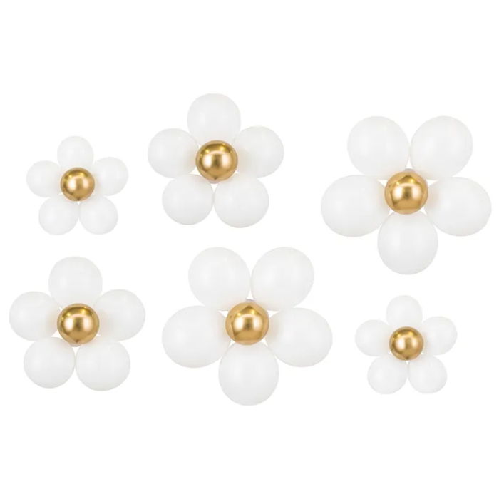 Blomster ballongbuketter - 40-50 cm