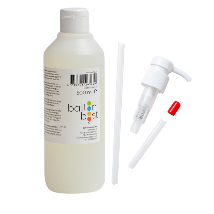 Ballonboost med pumpe - 500 ml