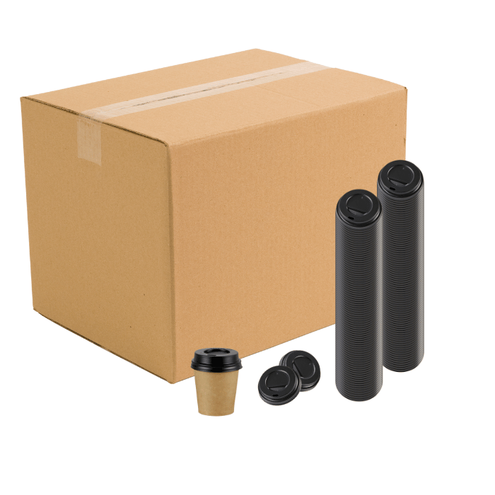 Lokk til kaffekrus engangs papkopper 1000x - 290 ml