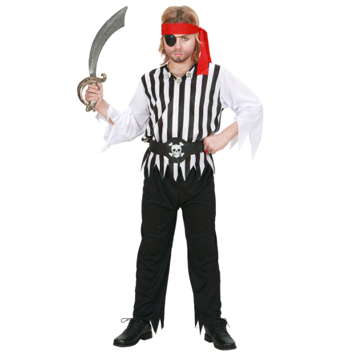 Pirate kaptein kostyme til barn