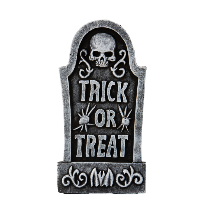 Halloween gravstein trick or treat - 59 cm