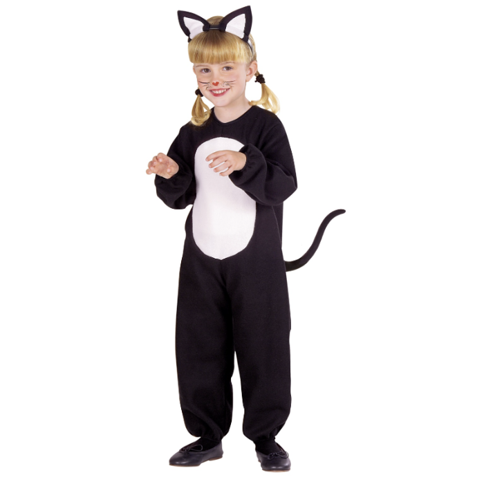 Katt kostyme barn - 2 deler