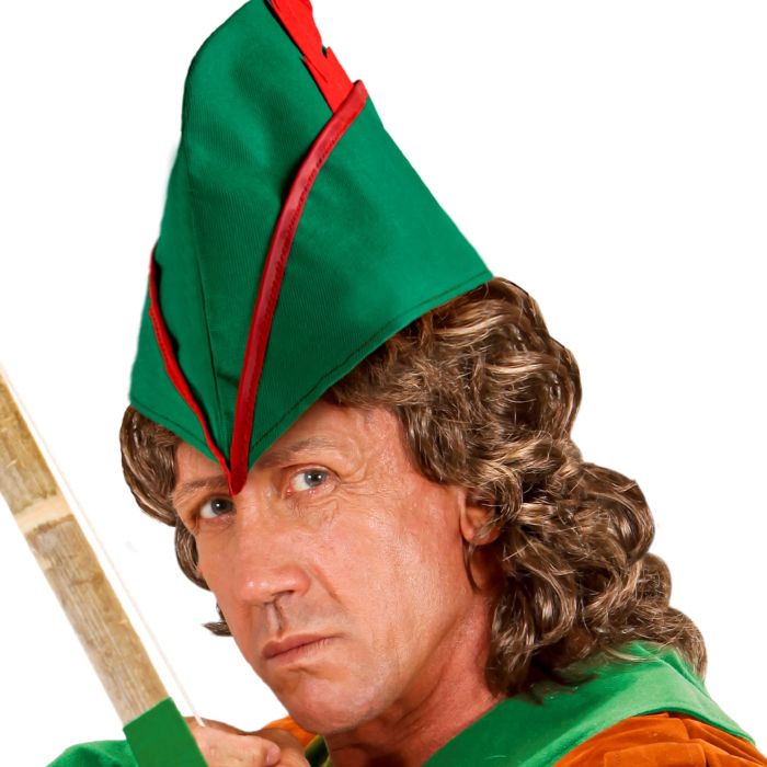 Robin Hood-hatt grønn