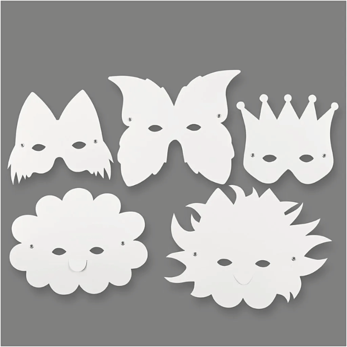 DIY mal sjølv masker 5x - 15-20 cm