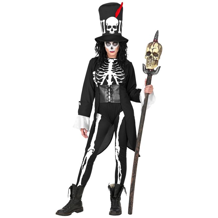 Voodoo Skelettdame kostyme for damer