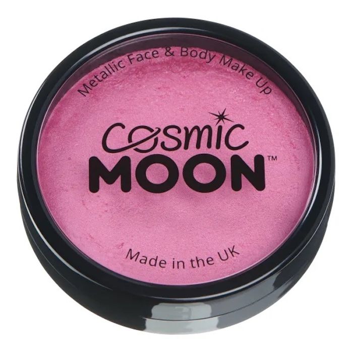 Metallisk ansikts og kroppsmaling rosa 26 g Moon Creations