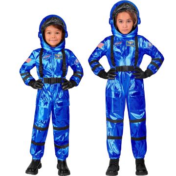 Blå astronautdrakt til barn