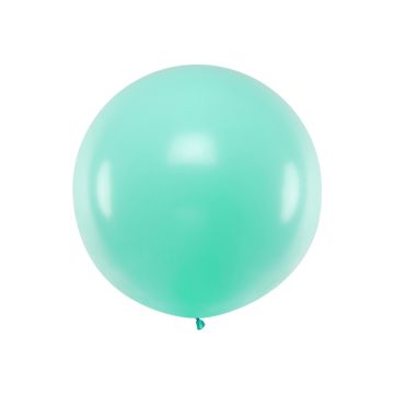 Kjempestort Pastell Mint Ballong - 1 Meter 