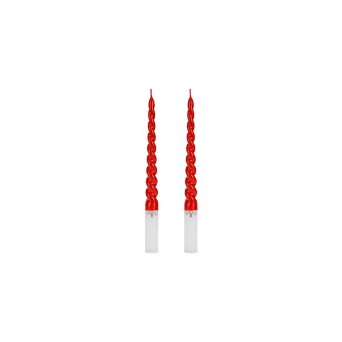 Julenisse snoa lys raud 2x - 25 cm