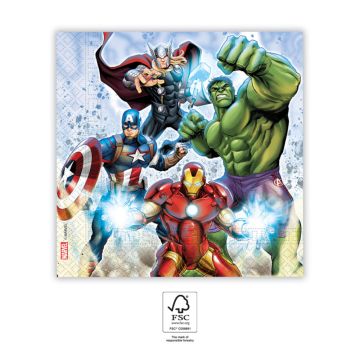 The avengers serviettar 20x - 33 x 33 cm