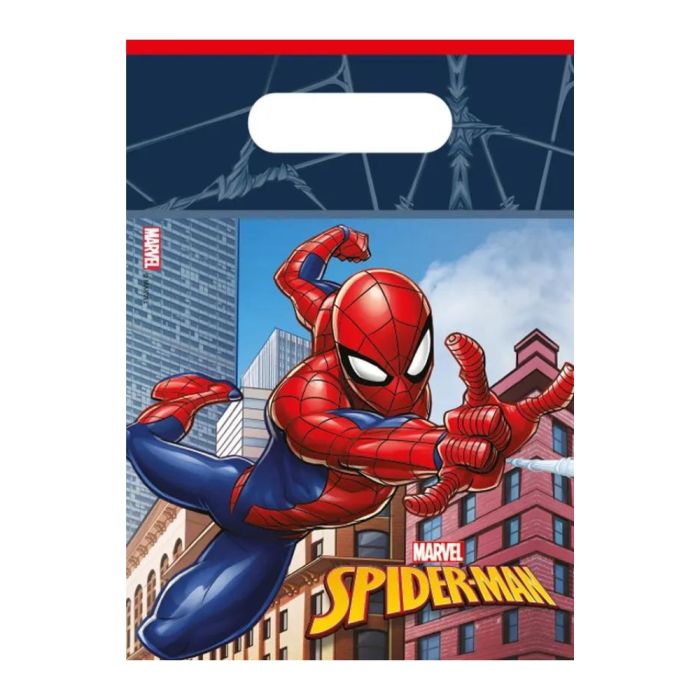 Spiderman godteposar 6x - 30 x 18 cm
