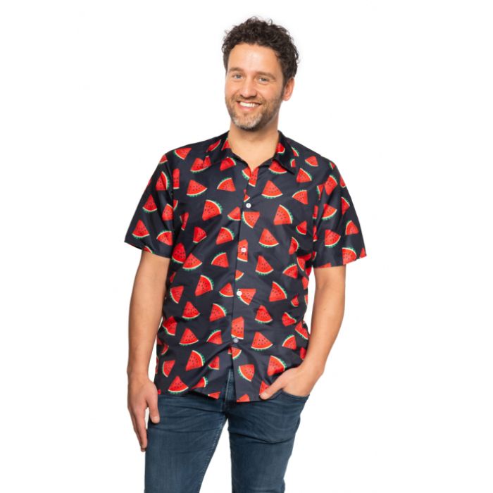 Hawai skjorte med melonmotiv 