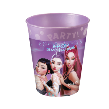 K-Pop Demon Hunters gjenbrukbare koppar 250 ml - 4x