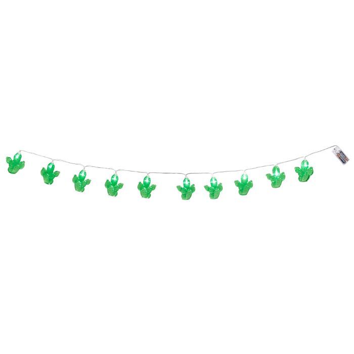Mexicansk kaktus LED lyslenke - 140 cm