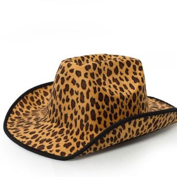 Leopard cowboyhatt