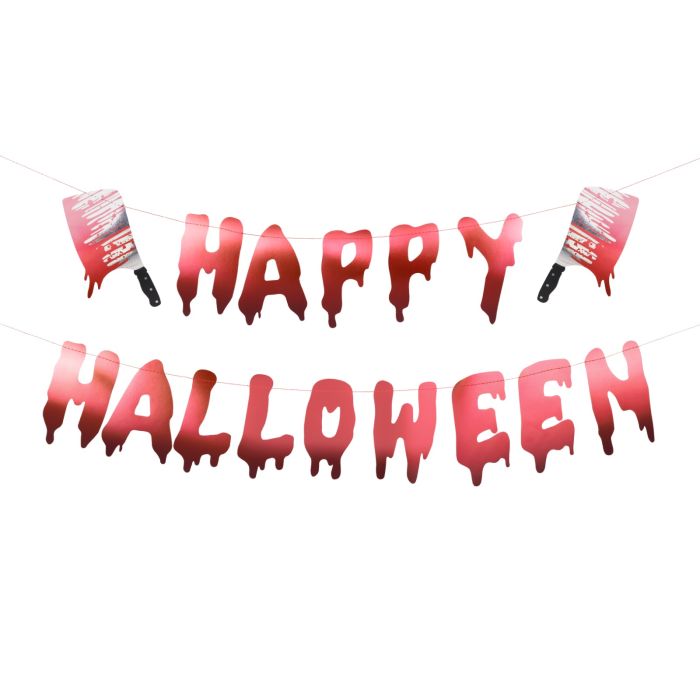 Happy Halloween-banner 120 cm