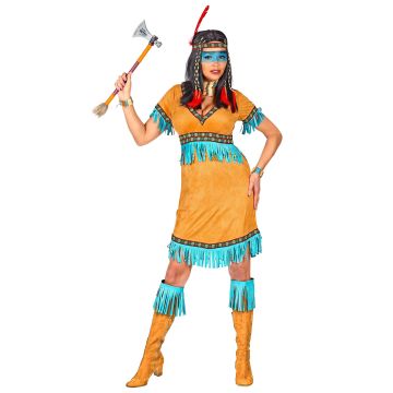 Enkel indianerkjole for damer
