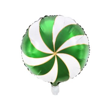 Godterifolieballong grønn - 35 cm