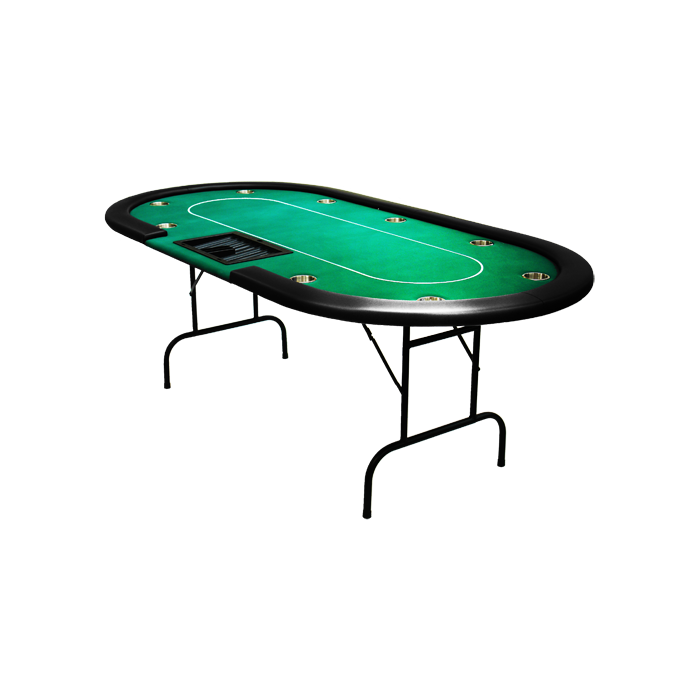 Profesjonelt Pokerbord 9 personar inkl. kopholdar