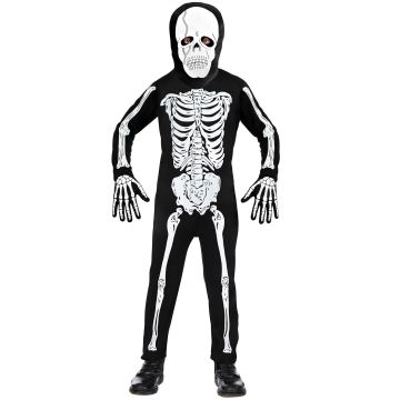 Skeletal kostyme for gutter med maske