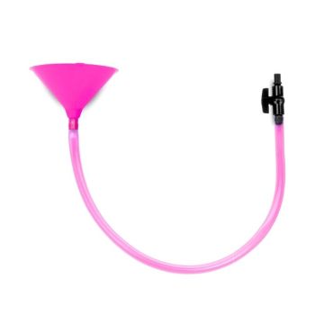 Trakt ølbong rosa - 1 meter
