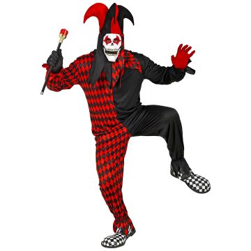 Ondt harlekin-kostyme for men